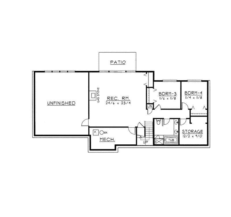 Castoria Ranch Home Plan 096D-0035 - Search House Plans and More