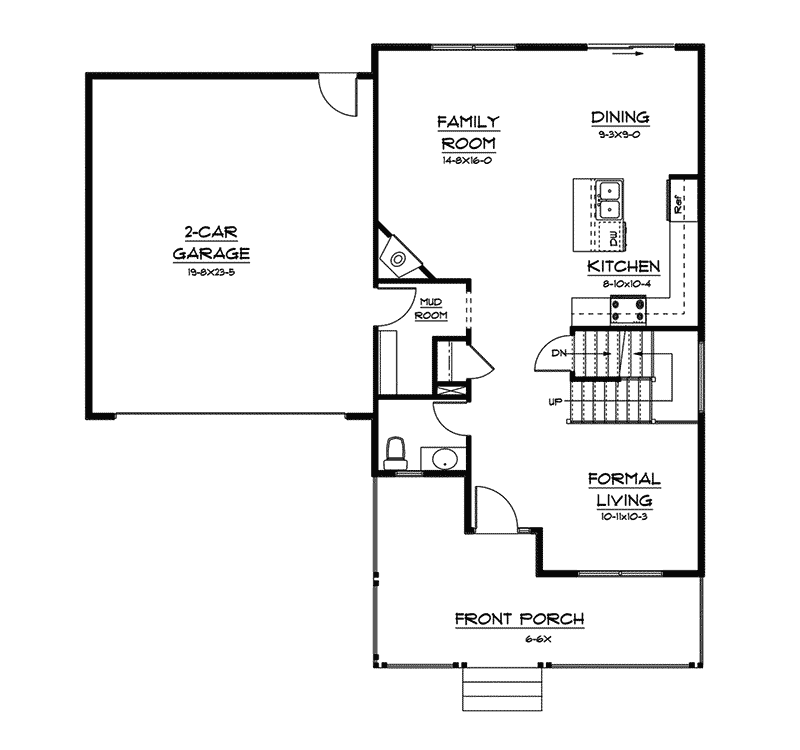 Solana Bay Arts And Crafts Home Plan 101D-0003 - Shop House Plans and More