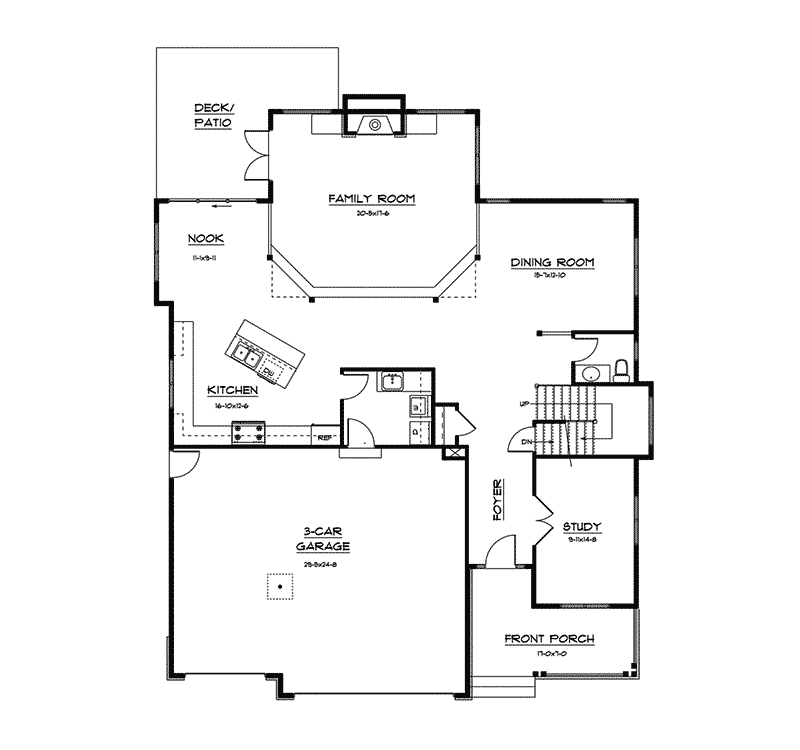 Ursula Hill Craftsman Home Plan 101D-0005 - Shop House Plans and More