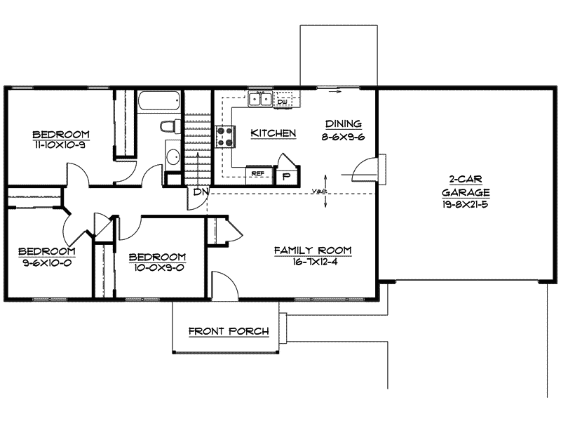 Frontier Place Craftsman Home Plan 101D0010 House Plans