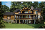 Craftsman House Plan Rear Photo 01 -  101D-0033 | House Plans and More
