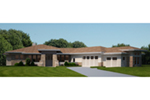 Prairie House Plan Front of House 101D-0034