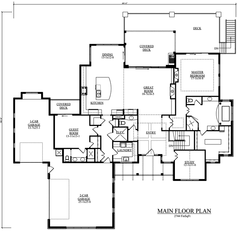Traditional House Plan First Floor - Wolfe Trail Craftsman Home 101D-0037 | House Plans and More