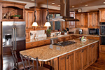 Craftsman House Plan Kitchen Photo 01 - Novak Lake Rustic Home 101D-0038 - Shop House Plans and More