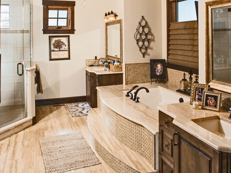 Traditional House Plan Bathroom Photo 01 - Paxton Peak Luxury Home 101D-0051 - Shop House Plans and More