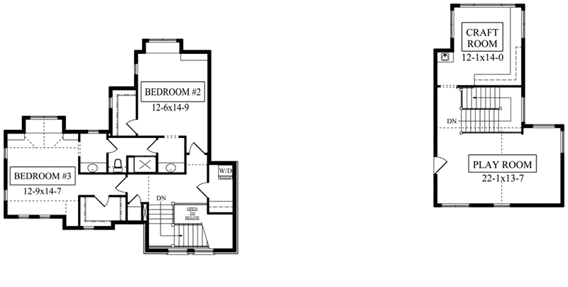 Traditional House Plan Second Floor - Paxton Peak Luxury Home 101D-0051 - Shop House Plans and More