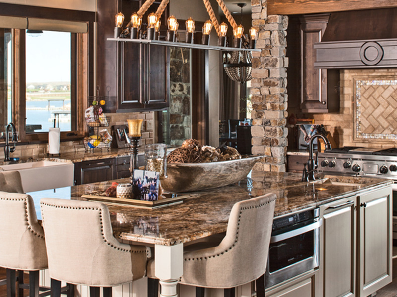 Traditional House Plan Kitchen Photo 02 - Paxton Peak Luxury Home 101D-0051 - Shop House Plans and More