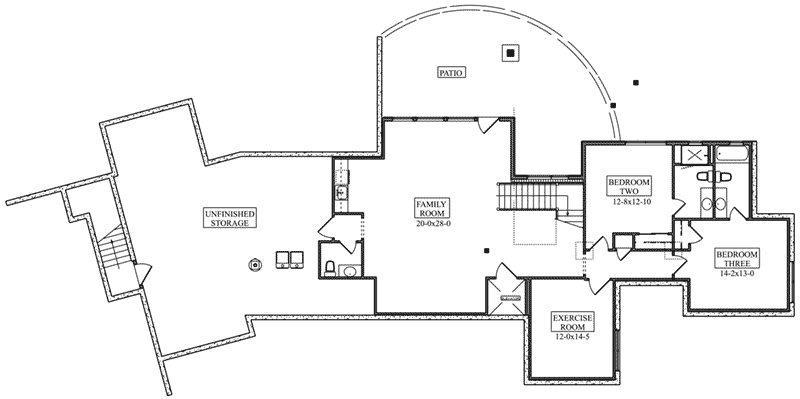 McKinsey Road Modern Home Plan 101D-0106 - Shop House Plans and More