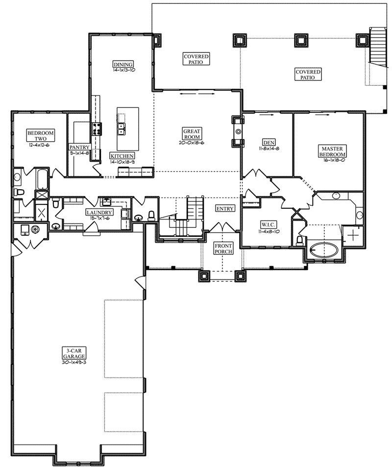 Clovis Luxury Home Plan 101D-0122 - Search House Plans and More