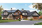 Country House Plan Front of Home - 101D-0160 - Shop House Plans and More