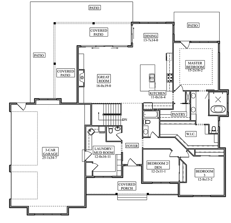 Plan 101D-0163 - Shop House Plans and More