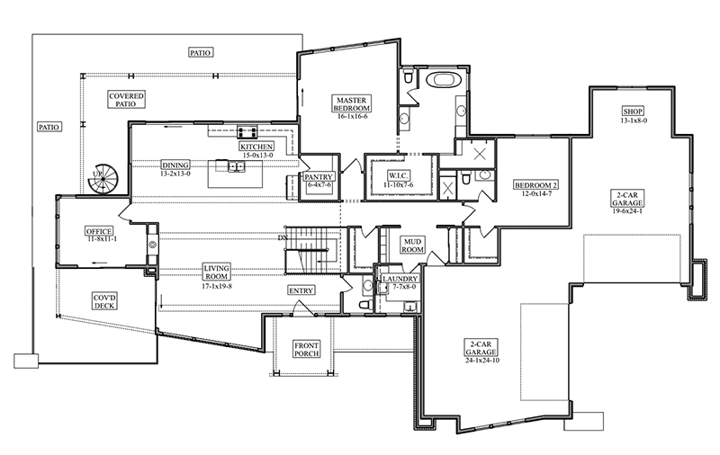 Clearwater Bay Modern Home Plan 101D-0185 - Search House Plans and More