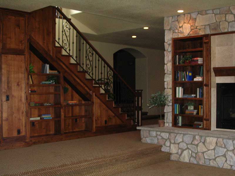 Contemporary House Plan Basement Photo 02 - Colima Manor Mountain Home 101S-0005 - Search House Plans and More