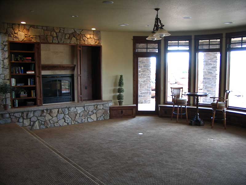 Contemporary House Plan Basement Photo 03 - Colima Manor Mountain Home 101S-0005 - Search House Plans and More