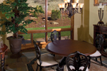 Contemporary House Plan Dining Room Photo 01 - Colima Manor Mountain Home 101S-0005 - Search House Plans and More