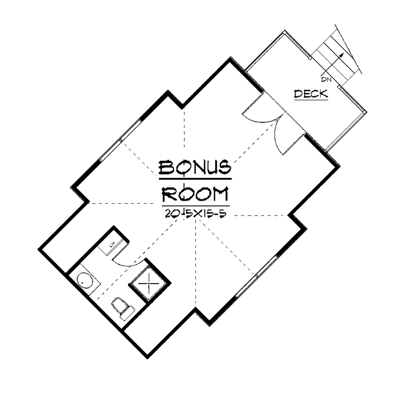 Luxury Home Plan Second Floor 101S-0005