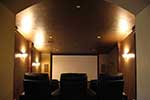 Contemporary House Plan Theater Room Photo 01 - Colima Manor Mountain Home 101S-0005 - Search House Plans and More