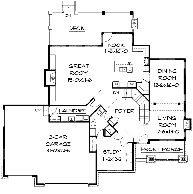 Norstead Walk Luxury Home Plan 101S-0008 - Shop House Plans and More