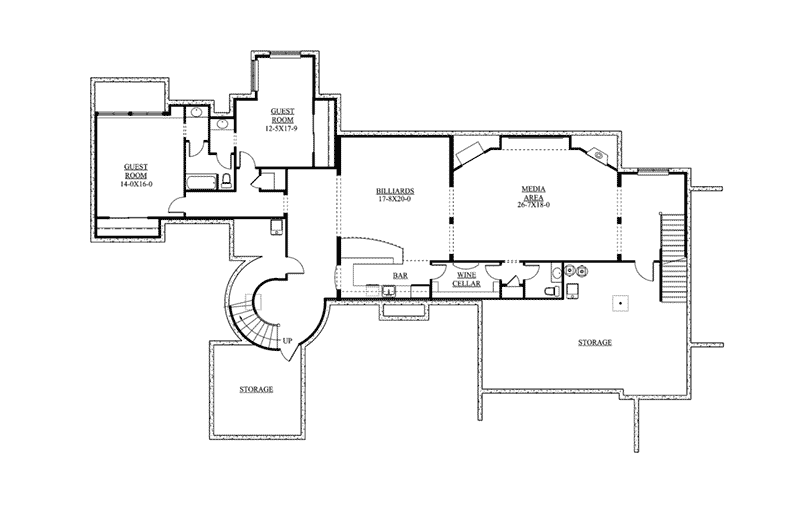 Berenzy Luxury Santa Fe Home Plan 101S-0014 - Search House Plans and More