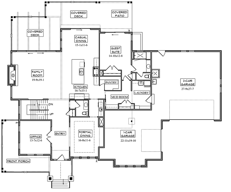 Gartrel Road Modern Farmhouse Plan 101S-0030 - Search House Plans and More