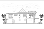 Contemporary House Plan Right Elevation - Mio Luxury Modern Home 106D-0051 - Shop House Plans and More