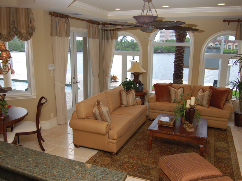 Florida House Plan Family Room Photo 01 - Buckman Heights Spanish Home 106S-0059 - Search House Plans and More