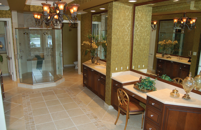 Florida House Plan Master Bathroom Photo 02 - Buckman Heights Spanish Home 106S-0059 - Search House Plans and More