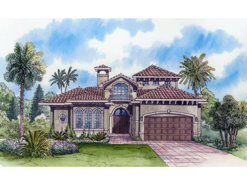 Benson Park Santa Fe Style Home Plan 106S-0084 - Search House Plans and ...