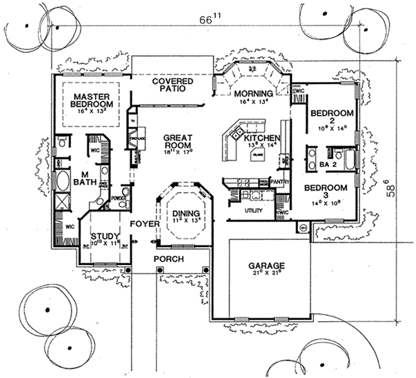 Mason Knoll Traditional Home Plan 111D0013 House Plans