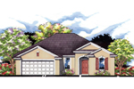 Arts & Crafts House Plan Front of House 116D-0001