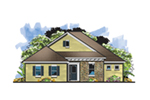 Florida House Plan Front of House 116D-0039