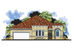 Florida House Plan Front of House 116D-0040