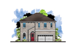 Florida House Plan Front of House 116D-0044