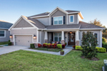 Florida House Plan Front of Home - Planters Craftsman Home 116D-0045 - Shop House Plans and More
