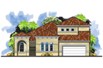 Luxury House Plan Front of House 116D-0047