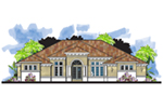 Luxury House Plan Front of House 116D-0050