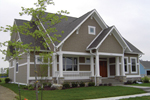 Craftsman House Plan Front of House 119D-0004