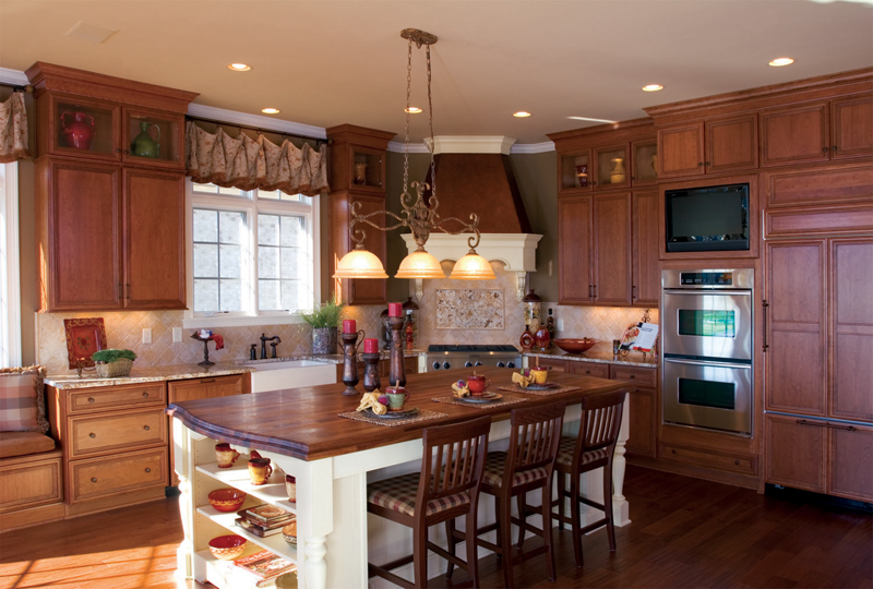 English Cottage House Plan Kitchen Photo 01 - Flora Park Country French Home 119D-0007 - Search House Plans and More