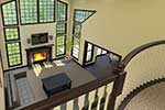 Colonial House Plan Great Room Photo 01 - Samantha Country Home 121D-0004 | House Plans and More
