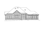 Country House Plan Rear Elevation - Emilia Cape Cod Ranch Home 121D-0006 | House Plans and More