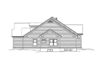 Ranch House Plan Right Elevation - Abigail Traditional Ranch Home 121D-0011 - Search House Plans and More