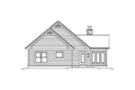 Craftsman House Plan Rear Elevation - Paige Country Cottage Home 121D-0016 | House Plans and More