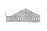 Traditional House Plan Right Elevation - Zoey Shingle Style Ranch Home 121D-0023 - Shop House Plans and More