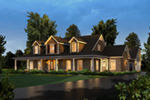 Country House Plan Front of Home - Rachel Country Home 121D-0026 | House Plans and More
