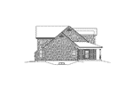 Southern House Plan Left Elevation - Rachel Country Home 121D-0026 | House Plans and More