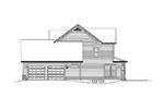 Craftsman House Plan Right Elevation - Lauren Traditional Home 121D-0037 | House Plans and More