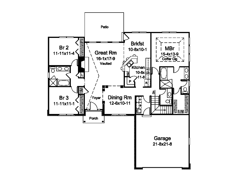 Jasmine Ranch Home Plan 121D-0038 - Search House Plans and More