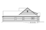 Craftsman House Plan Right Elevation - Dorene Shingle Style Home 121D-0044 | House Plans and More