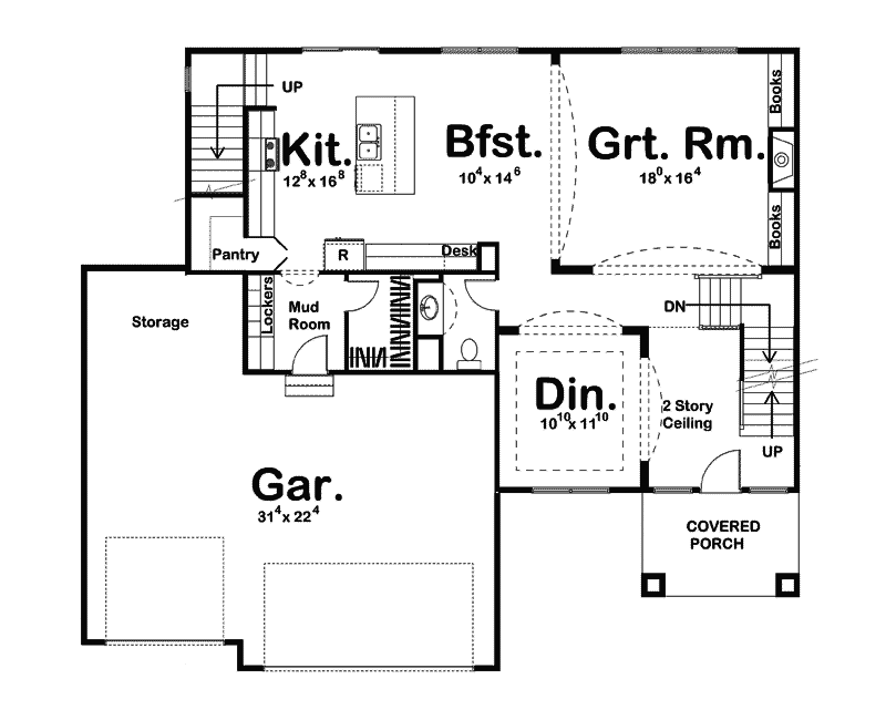 Ballyshannon Prairie Style Home Plan 123D-0004 - Search House Plans and ...