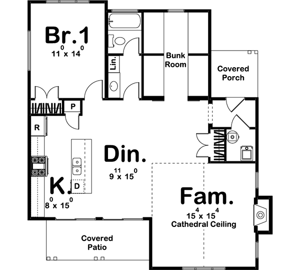 Plan 123D-0096 | House Plans and More